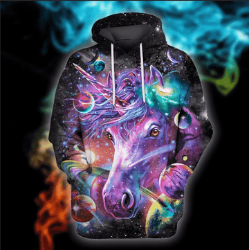 FUNSTUFFPRINT Unicorn 3D Hoodie and Zip Hoodie
