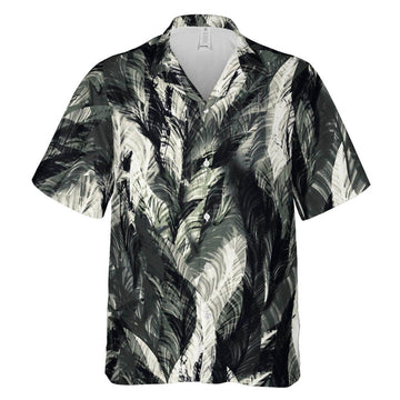 Hawaiian Camp Collar Short Sleeve Button-Down Shirt Tropical