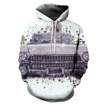 FUNSTUFFPRINT Vintage Bumper 3D Hoodie and Zip Hoodie