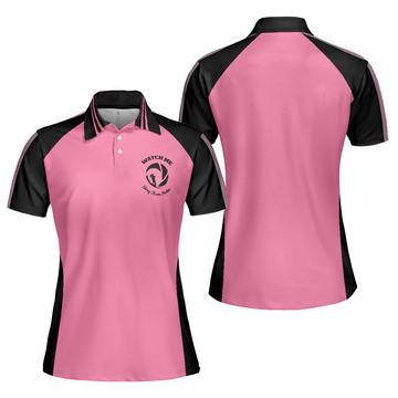 Watch Me Slay These Holes Short Sleeve Women Polo Shirt