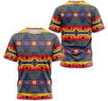 FUNSTUFFPRINT Personalized T-Shirt, Hoodie - Native American Geometric Aztec Indians Tribal Seamless Pattern 3D T-shirt