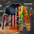 FUNSTUFFPRINT Personalized Mechanic 3D Hoodie For Men American Flag 3D Hoodie and Zip Hoodie
