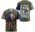 FUNSTUFFPRINT Personalized T-Shirt, Hoodie - Just One More Gun I Promise Skull South Carolina Flag Camo 3D T-shirt