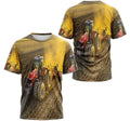 FUNSTUFFPRINT Personalized T-Shirt, Hoodie - Farmer Dust 3D T-shirt