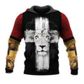 FUNSTUFFPRINT Fear Not For Jesus The Lion Of Judah Has Triumphed 3D Hoodie and Zip Hoodie