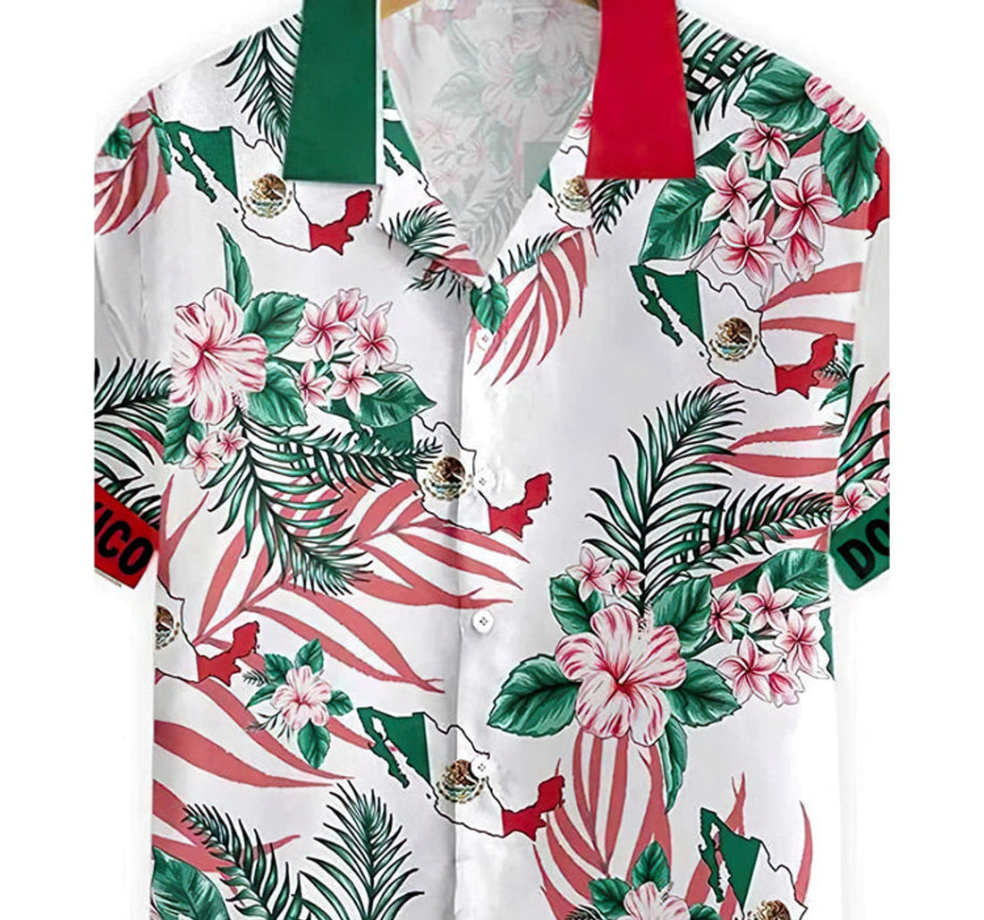 Don't Mess With Mexico Hawaiian Shirt, Button Up Aloha Shirt For Men, Women