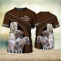 FUNSTUFFPRINT Minishetty Love Never Walk Alone Brown 3D Full Print T-Shirt, Shirt For Horse Lovers 3D T-shirt