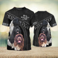 FUNSTUFFPRINT NeufundlÃ¤nder von Plattling s BÃ¤renland Black Love Never Walk Alone 3D Full Print T-Shirt, Shirt For Dog Lovers, Dog Memorial Gifts for loss of Dog 3D T-shirt