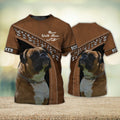 FUNSTUFFPRINT Boxer Love Never Walk Alone 3D Full Print T-Shirt, Shirt For Dog Lovers, Dog Memorial Gifts for loss of Dog 3D T-shirt