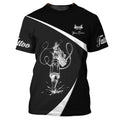 FUNSTUFFPRINT Black White Tattoo Lover Tee Shirt Tattoo Artist Personalized Name 3D T-shirt