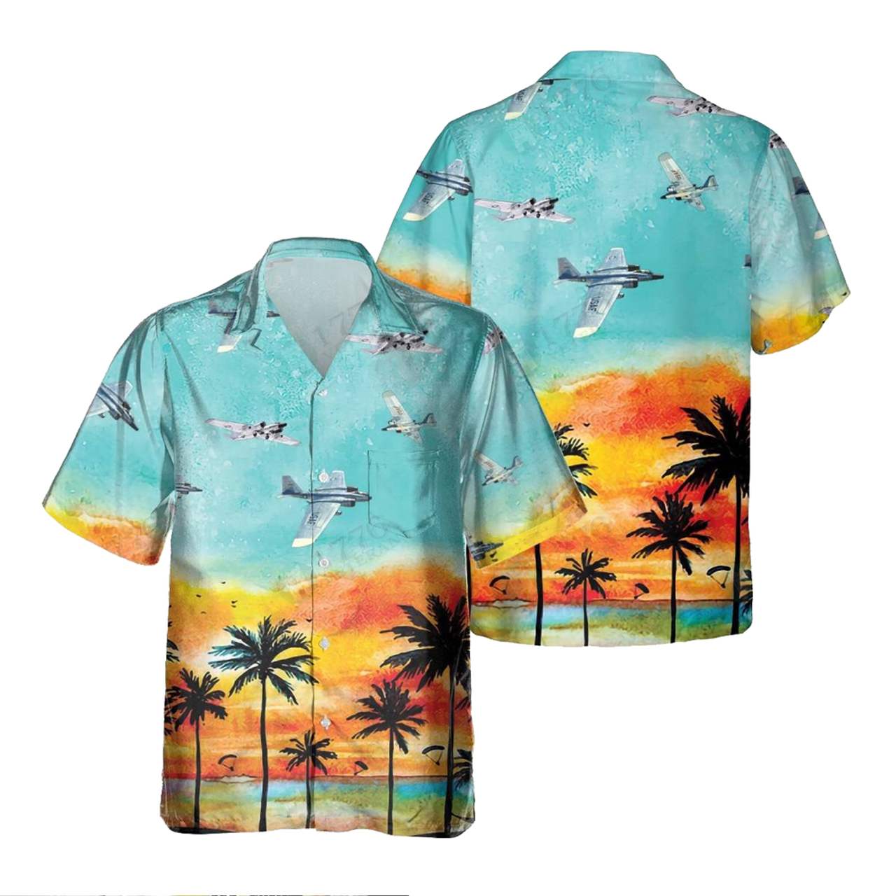Rb-57F Canberra Hawaiian Shirt, Hawaiian Shirt for Men Dad Veteran, Patriot Day, Aircraft Shirts
