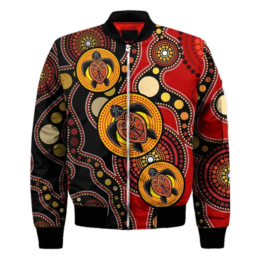 FUNSTUFFPRINT Aboriginal Australia In my heart Bomber jacket For Men And Women 3D Bomber Jacket