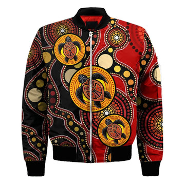 FUNSTUFFPRINT Aboriginal Australia In my heart Bomber jacket For Men And Women 3D Bomber Jacket