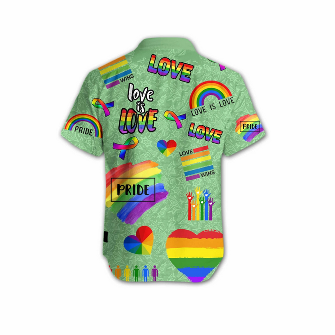 Lgbt Love Is Love Pride Design Hawaiian Shirt Support LGBT Month