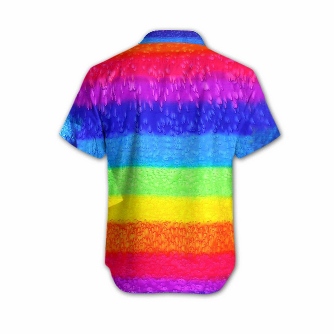 Bisexual 3D Shirt, Vivid Lgbt Love Is Love Design Hawaiian Shirt