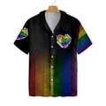 Amazing LGBT Hawaiian Shirt, Love Is Love Rainbow 3D T Shirt, Gift For Pride Month