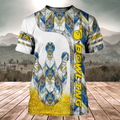 FUNSTUFFPRINT Bowling Diamond 3D Unisex Shirt Men Women Present Bowling Players 3D T-shirt