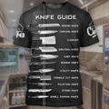 FUNSTUFFPRINT Knife Guide Chef NP8 All Over Printed Unisex Shirt, Chef Shirt, Cook RestauranT-Shirt, Chef Lover Shirt 3D T-shirt