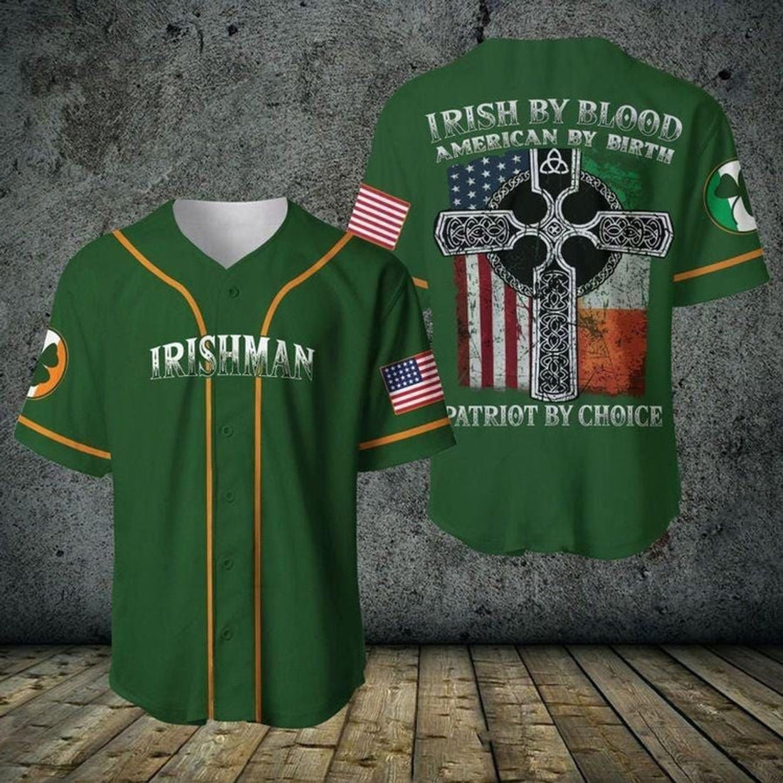 Custom The Irishman Personalized Baseball Jersey, Patrick Day Shirt
