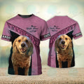FUNSTUFFPRINT Cockapoo Love Never Walk Alone 3D Full Print T-Shirt, Christmas Dog Memorial Gifts for loss of Dog 3D T-shirt