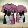 FUNSTUFFPRINT BarzoÃ¯ Love Never Walk Alone 3D Full Print T-Shirt, Shirt For Dog Lovers, Dog Memorial Gifts for loss of Dog 3D T-shirt