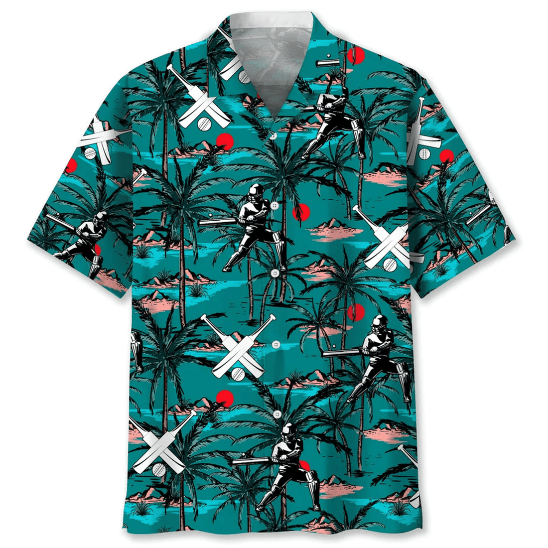 Cricket Vintage Hawaiian Shirt, Cricket Sport Pattern Beach Hawaii Shirt