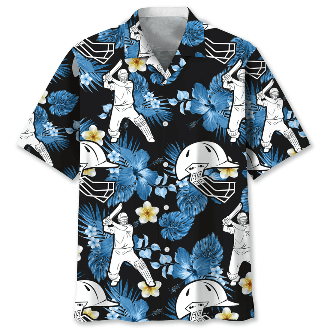 Multi Color Cricket Nature Hawaiian Shirt, Shirt for Cricket Player