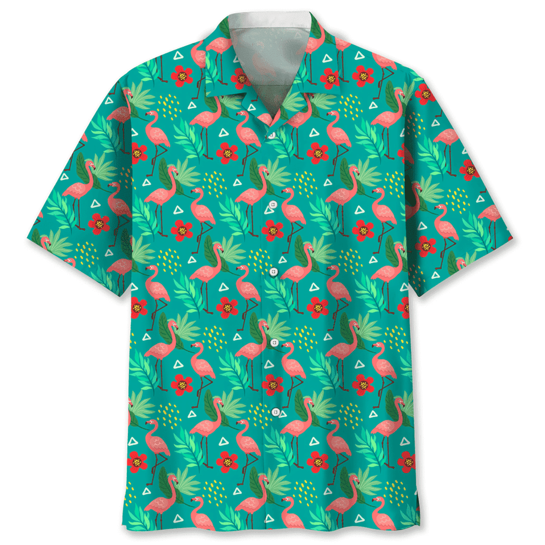 3D All Over Print Flamingo Hawaiian Shirt, Hawaii Beach Aloha Shirt for Men, Flamingo Shirt