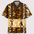 Volleyball Leopard Skin Hawaiian Shirt, Perfect Gift for Volleyball Lovers