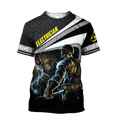FUNSTUFFPRINT Personalized Name Electrician Printed Shirts Electrician Pride, 3D Shirt for Electician 3D T-shirt