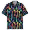 Lacrosse Sticks Hawaiian Shirt, Unisex Summer Beach Casual Short Sleeve Summer Vacation Beach Shirts