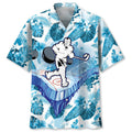 Hockey White and Ice Hawaiian Shirt, Gift for Men Love Hockey
