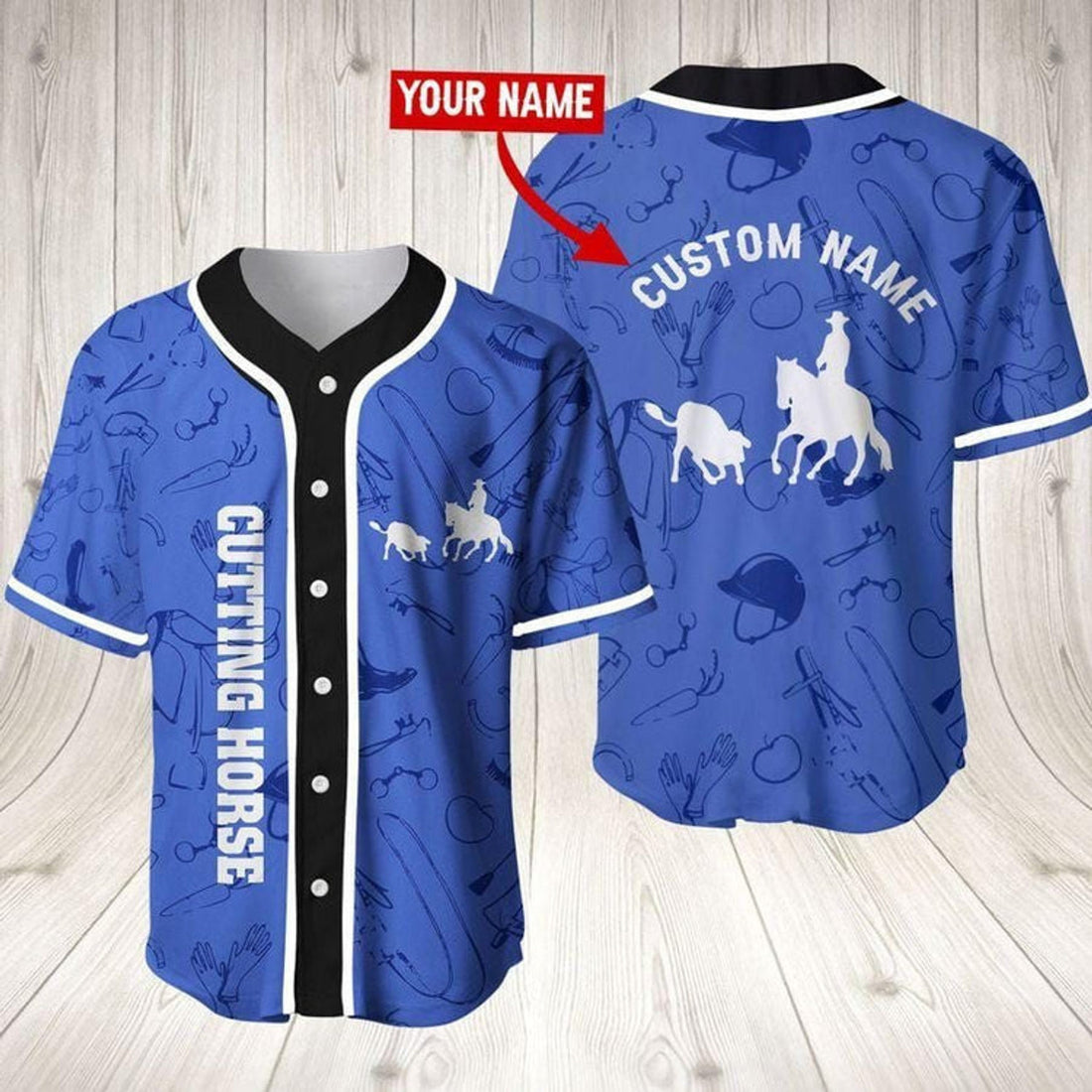 Custom Cutting Horse Grey Important Choice Personalized Baseball Jersey