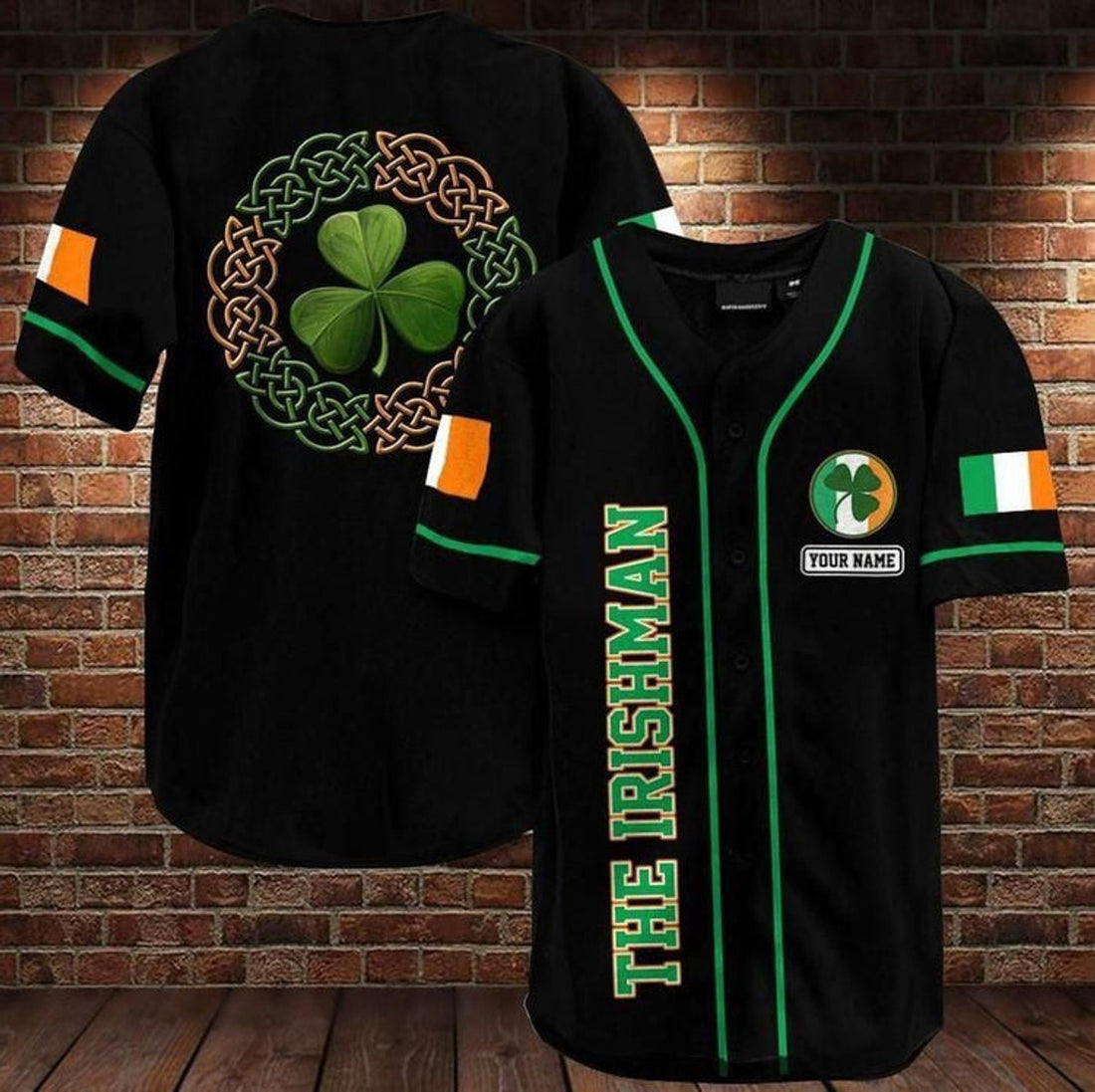 Custom The Irishman Personalized Baseball Jersey, Patrick Day Shirt