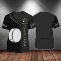 FUNSTUFFPRINT Bassdrum Personalized Name 3D T-Shirt Zipper Hoodie Shirts, Gift for Musicial Lovers 3D T-shirt