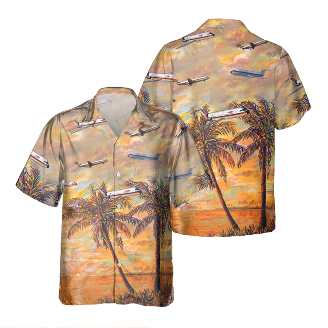 BAC ONE-ELEVEN BAC 1-11 Hawaiian Shirt, Hawaiian Shirt for Men Dad Veteran, Patriot Day