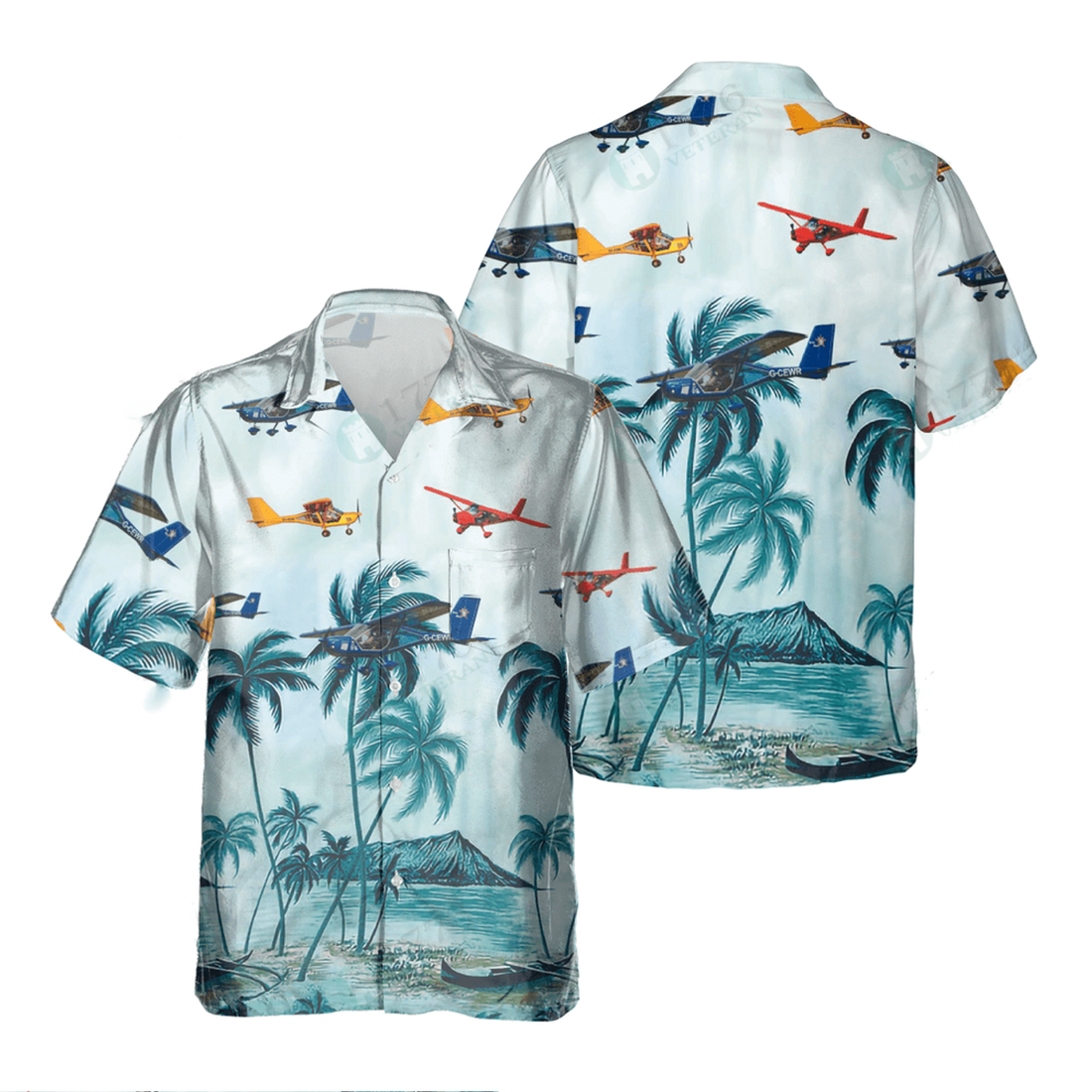 Foxbat Hawaiian Shirt, Hawaiian Shirt for Men Dad Veteran, Patriot Day