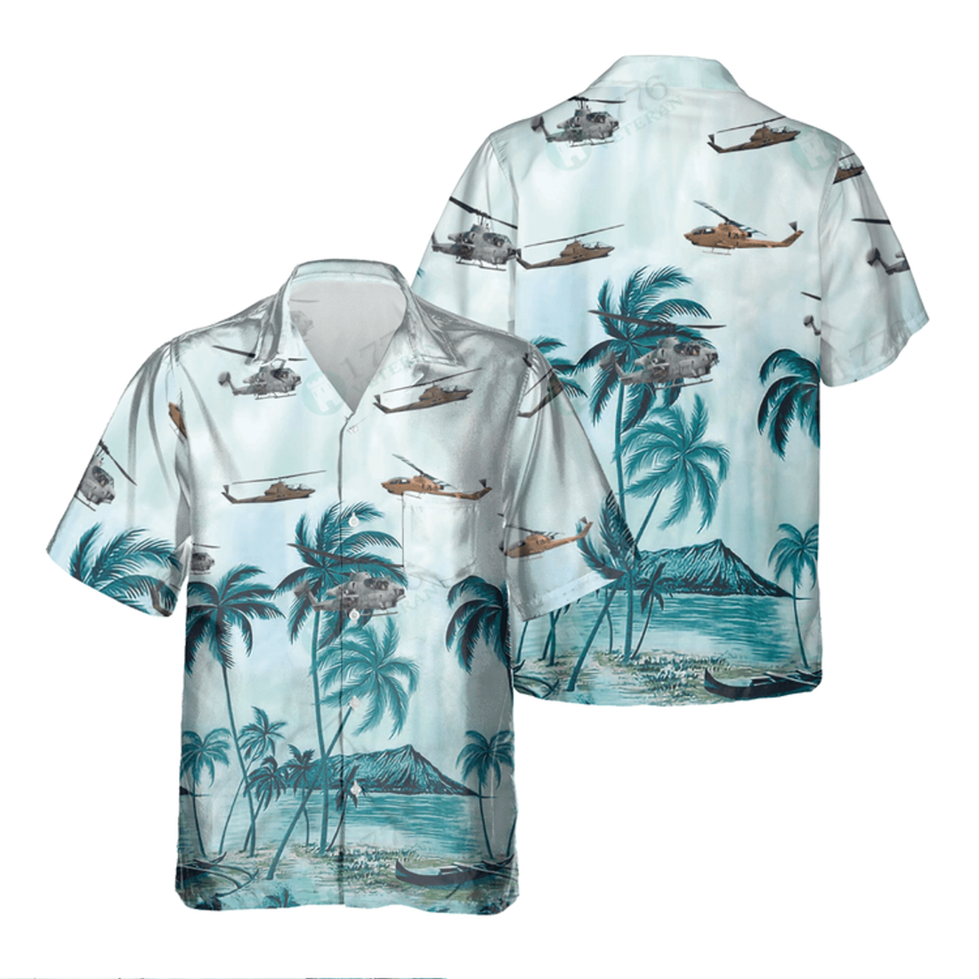 Cobra Hawaiian Shirt, Hawaiian Shirt for Men Dad Veteran, Patriot Day