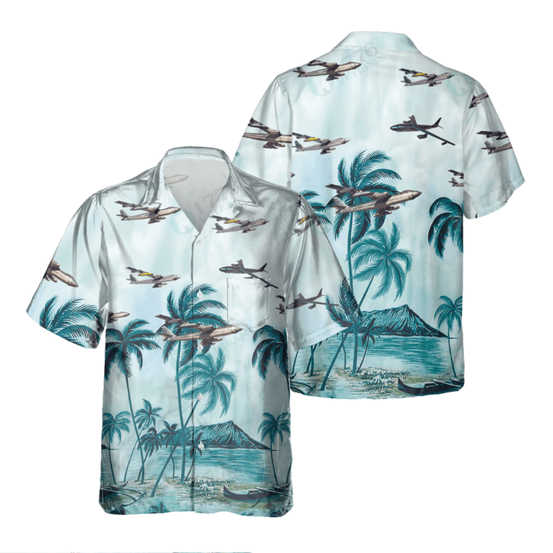 B-47 STRATOJET Hawaiian Shirt, Hawaiian Shirt for Men Dad Veteran, Patriot Day