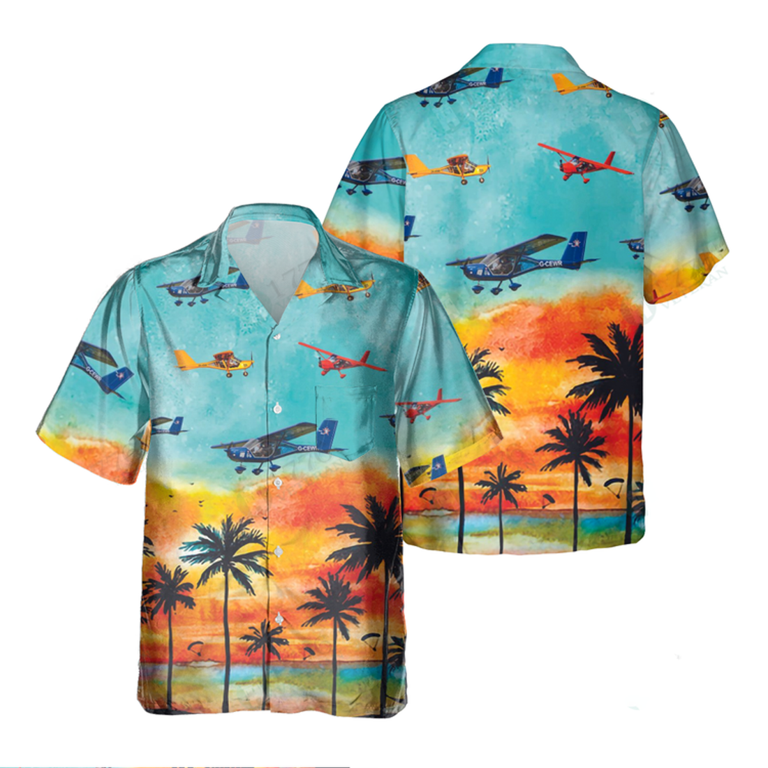 Foxbat Hawaiian Shirt, Hawaiian Shirt for Men Dad Veteran, Patriot Day