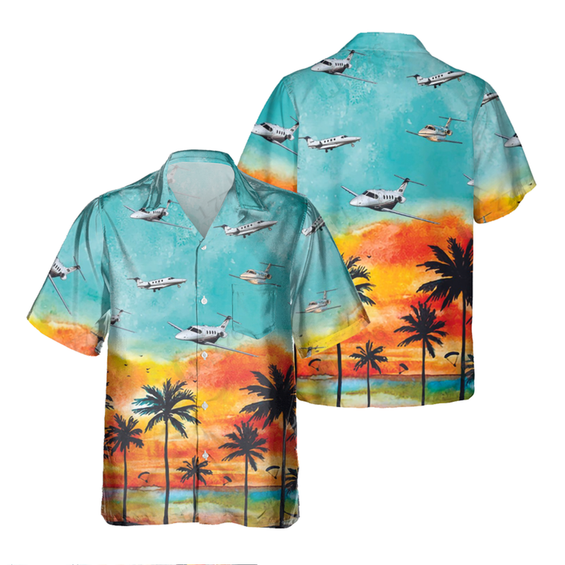 BEECHCRAFT PREMIER Hawaiian Shirt, Hawaiian Shirt for Men Dad Veteran, Patriot Day