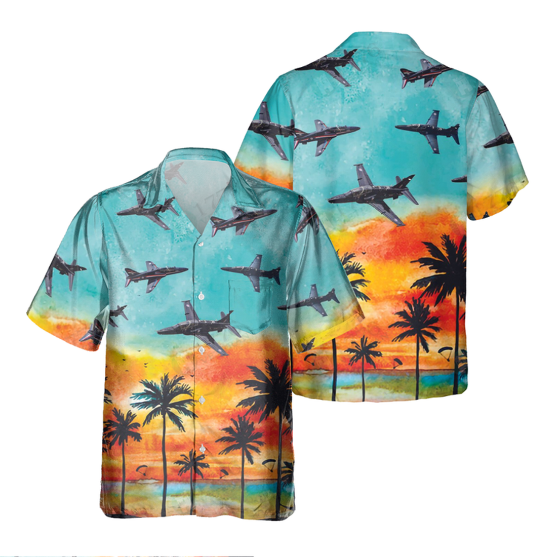 BAE SYSTEMS HAWK Hawaiian Shirt, Hawaiian Shirt for Men Dad Veteran, Patriot Day