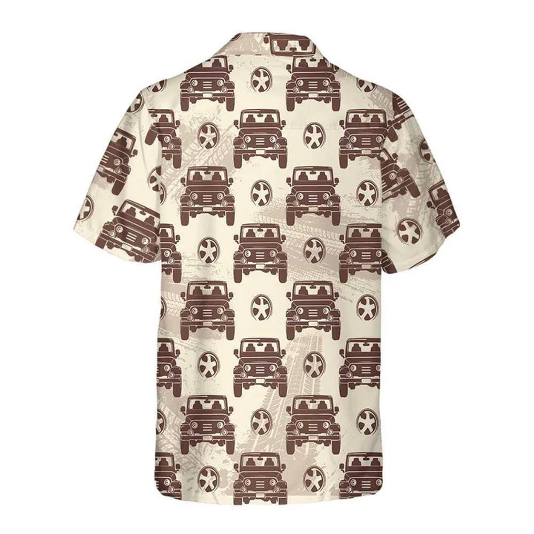 Gift For Cars Lovers Retro Jee Seamless Pattern Hawaiian Shirt