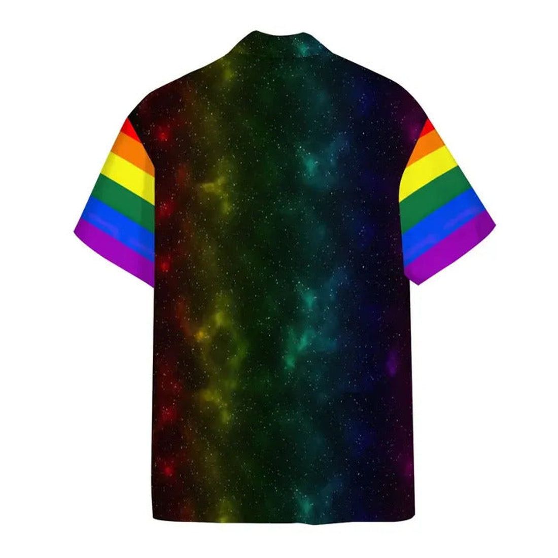 LGBT Hawaiian Shirt, Astronaut LGBT Rainbow Flag Galaxy Hawaii Aloha Shirt