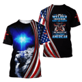 FUNSTUFFPRINT 3D All Over Print Welder T-Shirt, American Welder Believe In God, American Welder Shirt 3D T-shirt
