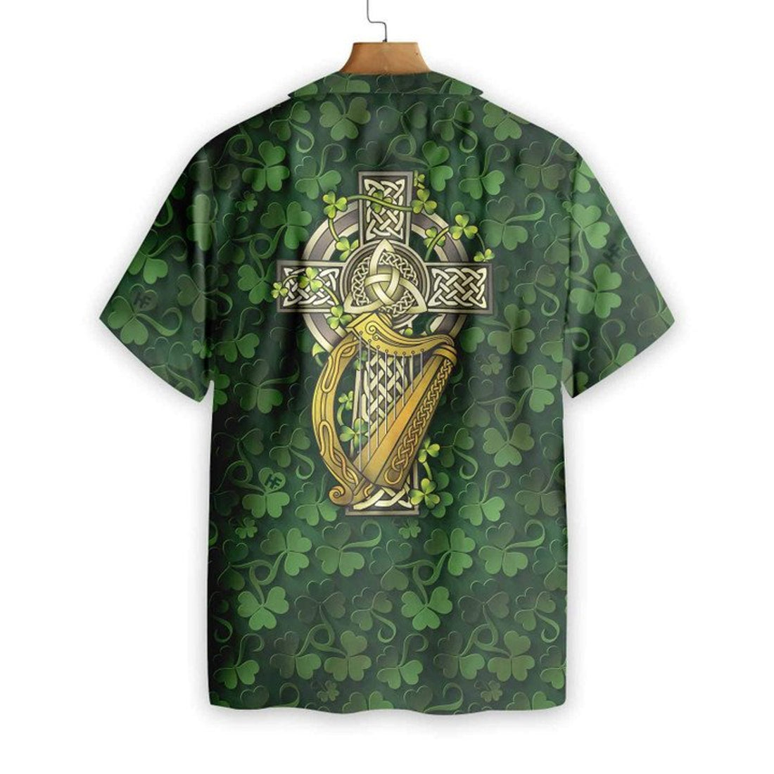 Hawaiian Aloha Shirt, St Patrick's Day shirt, Shamrock Shirt, Irish Day Hawaiian Shirt