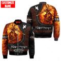FUNSTUFFPRINT Premium Bomber Jacket Polish Winged Hussars 3D All Over Print 3D Bomber Jacket