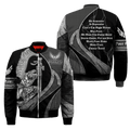 FUNSTUFFPRINT Premium Bomber Jacket Winged Hussars 3D All Over Print 3D Bomber Jacket