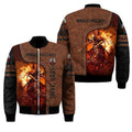 FUNSTUFFPRINT Premium Bomber Jacket Polish Winged Hussars 3D All Over Print 3D Bomber Jacket