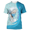 FUNSTUFFPRINT I Became a Nurse Because Your Life Is Worth My Time 3D Shirt, Personalized Nurse 3D T-shirt